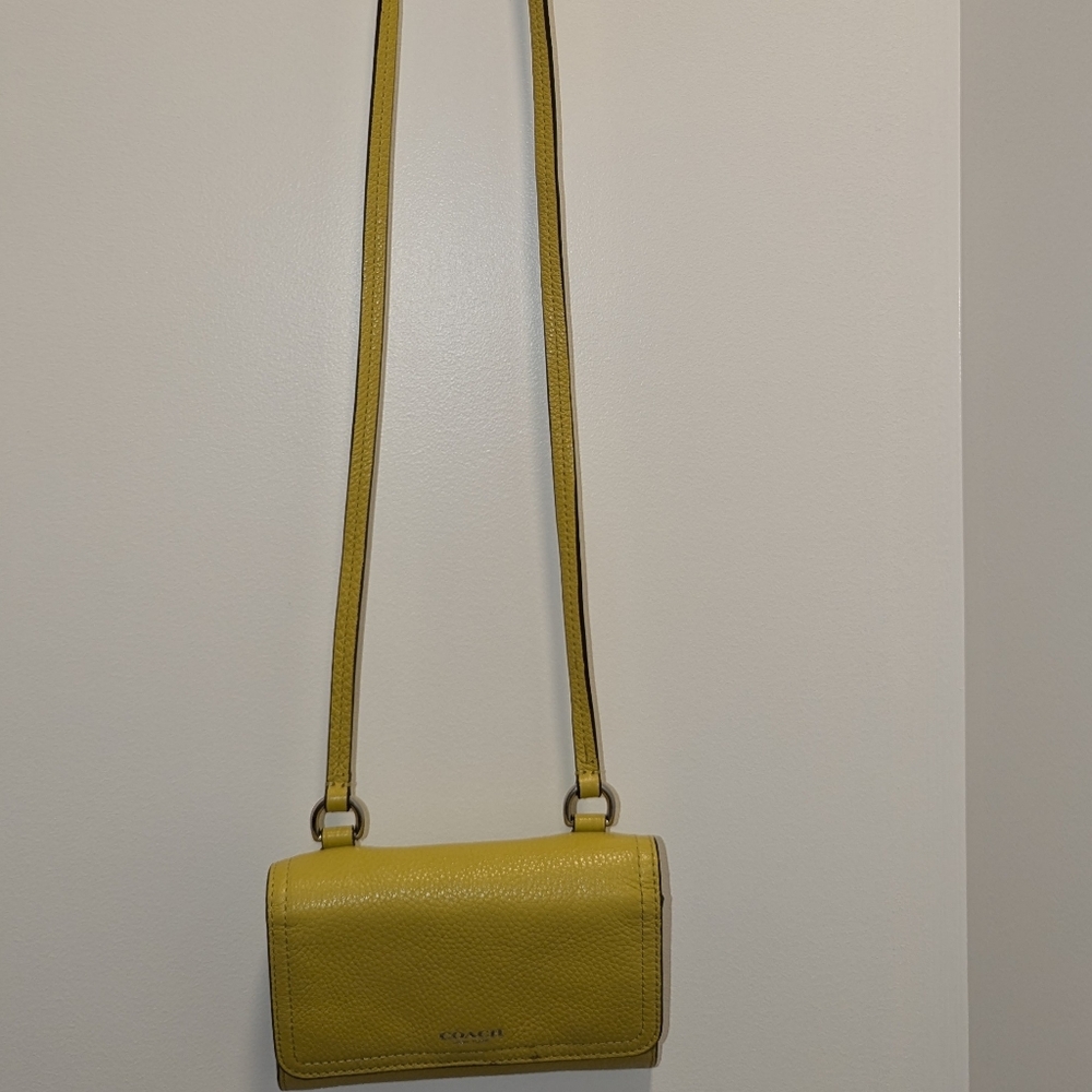 Coach mini cross body purse
